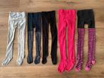 Pakket vijf maillots maat 134/140 roze zwart blauw grijs, Ophalen, Gebruikt, Meisje, Overige typen