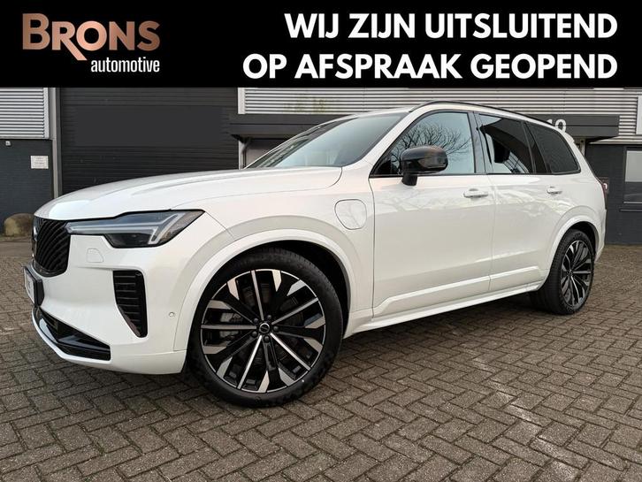 Volvo XC90 2.0 T8 Plug-in hybrid AWD Plus Dark Luchtvering l, Auto's, Volvo, Bedrijf, Te koop, XC90, 360° camera, 4x4, ABS, Achteruitrijcamera