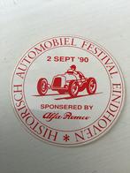 Sticker Historisch Automobiel Festival Eindhoven, Verzenden, Zo goed als nieuw