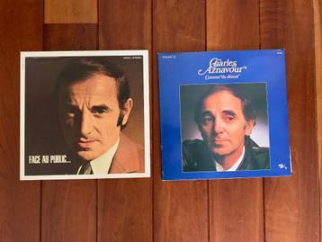2 LP's van Charles Aznavour beschikbaar voor biedingen