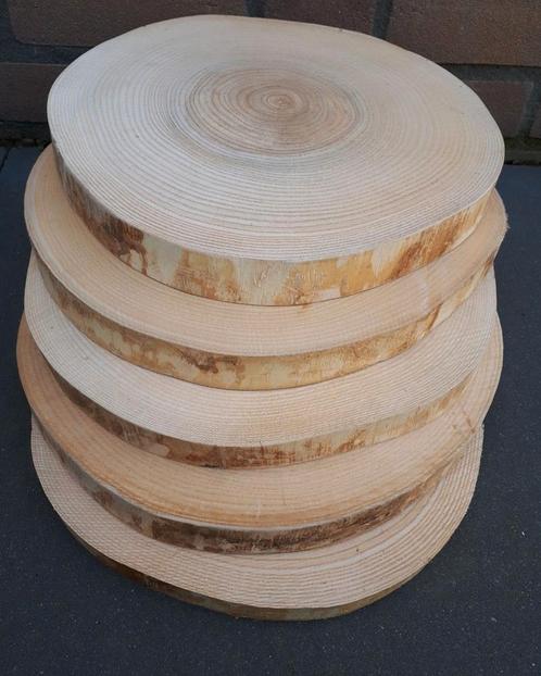 DIVERSE BOOMSCHIJVEN HOUTSCHIJF BOOMSTAM HOUTPLAK BOOM HOUT, Huis en Inrichting, Woonaccessoires | Onderzetters, Nieuw, Overig