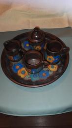 Potters Oisterwijk Aardewerk Servies met Dienblad, Ophalen of Verzenden