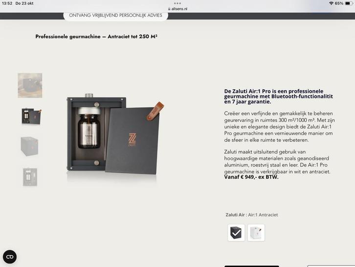 Geurmachine incl. nieuwe vulling - Instelbaar, Huis en Inrichting, Woonaccessoires | Overige, Gebruikt, Ophalen of Verzenden