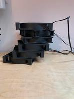 6x PC Fans (NZXT) – zwart, Computers en Software, Ophalen of Verzenden, Zo goed als nieuw, Luchtkoeling