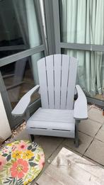 tuinstoel Alpine Adirondack grijs, Ophalen, Zo goed als nieuw, Kunststof