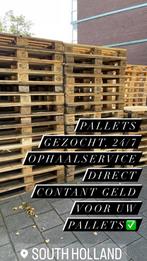 ✅GEZOCHT!EUROPALLETS//H1 PALLETS//EENMALIGE//BLOK PALLETS!✅, Doe-het-zelf en Verbouw, Nieuw, Ophalen of Verzenden, Pallet