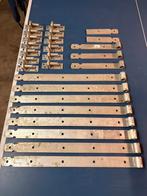 Diverse maten hengen en plaatduimen poortbeslag verzinkt, Ophalen, IJzer, Overige typen