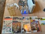 Nintendo Wii met 2 controllers + 9 games, Spelcomputers en Games, Spelcomputers | Nintendo Wii, Ophalen of Verzenden, Gebruikt