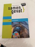 Samengevat Geschiedenis HAVO, Ophalen, Zo goed als nieuw, HAVO, Geschiedenis