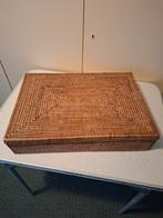 Rieten mand met losse deksel, Overige materialen, Minder dan 50 cm, Gebruikt, Minder dan 50 cm