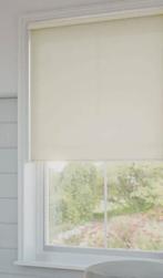 4 stuks - nette Lichtdimmende Rolgordijnen - H=1,7m, Ophalen, Beige, 50 tot 100 cm, Zo goed als nieuw