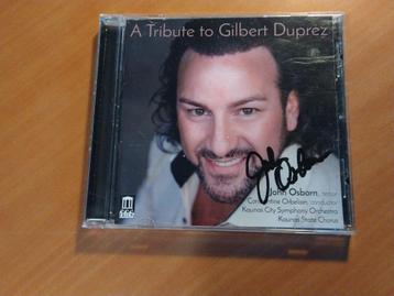 CD John Osborn. A Tribute To Gilbert Duprez. Gesigneerd beschikbaar voor biedingen
