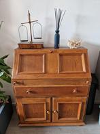 Vintage hout secretaire met la en kastjes, Antiek en Kunst, Antiek | Meubels | Kasten, Ophalen