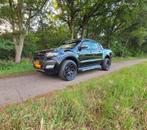 Ford Ranger wildtrack marge 4x4 diesel 5 pers grijskenteken, Automaat, Euro 6, Leder en Stof, Zwart