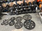 Lifemaxx olympische halter schijven beschadigd 77,5 kg, Ophalen, Halterschijven, Gebruikt, Lifemaxx