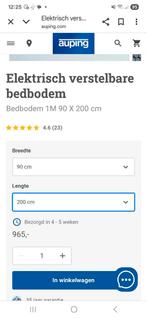 Auping elektrisch bed 90 bij 200 cm, Ophalen