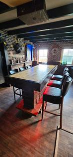 Statafel / Bartafel met barstoelen, Ophalen, Gebruikt, Inclusief barstoelen