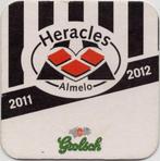 Bierviltje - Grolsch - Heracles Almelo - Seizoen 2011 - 2012, Verzamelen, Biermerken, Ophalen of Verzenden, Nieuw, Viltje(s), Grolsch