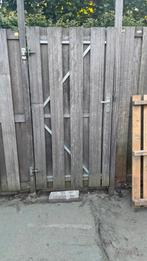 Hardhout schuttingdeur 90x180, Ophalen, 1 tot 2 meter, Minder dan 3 meter, Zo goed als nieuw
