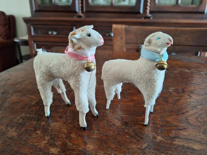 Oude Grote Schaapjes/Kerststal Schaap/Schaapje, Antiek en Kunst, Curiosa en Brocante, Ophalen of Verzenden
