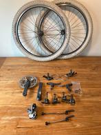 Shimano XTR M950 groep op voorderraileur en bottombrack na, Fietsen en Brommers, Fietsonderdelen, Crankstel of Pedalen, Shimano xtr