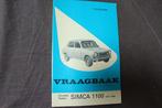 Simca 1100 1977 - 1980 Chrysler Talbot vraagbaak, Ophalen of Verzenden