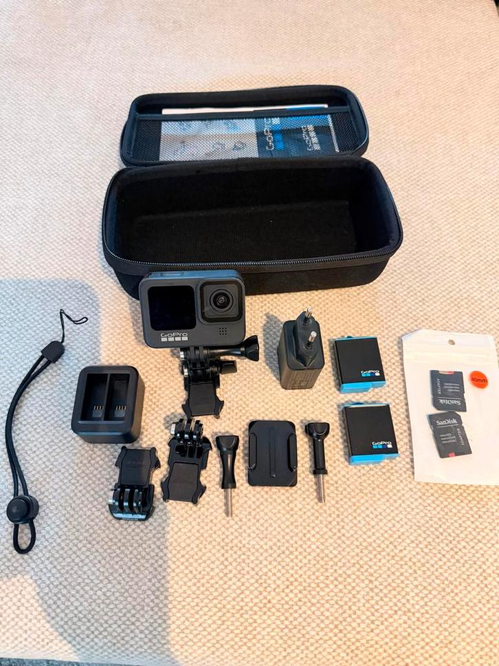 GoPro Hero 9 Black - overcompleet!, Audio, Tv en Foto, Actiecamera's, Gebruikt, GoPro, Ophalen