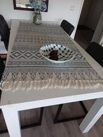 Gratis witte houten eettafel 180 x 85, Huis en Inrichting, Ophalen, Gebruikt, 50 tot 100 cm, 150 tot 200 cm