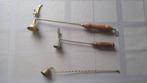 3 stuks kaarsendovers 22  28 en 32 cm lang papegaai vogel, Ophalen of Verzenden
