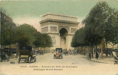 (376-195-019) Paris Avenue du Bois de Boulogne, Verzamelen, Ansichtkaarten | Buitenland, Frankrijk, Verzenden