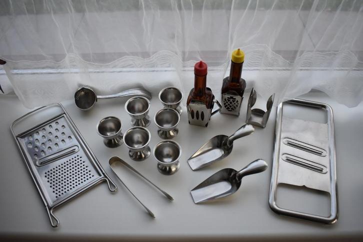 Gero Zilmeta Sola botervloot ei schepje rasp maggi thee etc, Huis en Inrichting, Keuken | Servies, Gebruikt, Overige typen, Overige stijlen