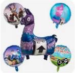 Fortnite folie ballonset 6 delig, Ophalen of Verzenden, Nieuw, Versiering, Verjaardag