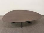 Organische eettafel HPL bruin eiken 220x120, 100 tot 150 cm, 200 cm of meer, Ophalen of Verzenden, Zo goed als nieuw