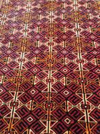 Vintage handgeknoopt oosters tapijt bochara 105x90, Info@SlatsAntiek.nl, Tweedehands, 100 tot 150 cm, Vierkant