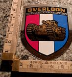 Vintage glimmende spiegel sticker Overloon oorlogsmuseum, Verzamelen, Ophalen of Verzenden, Zo goed als nieuw