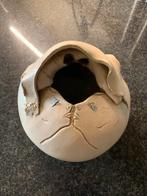 Ciska Kok Keramiek - Kussend Paar - Uniek!, Antiek en Kunst, Antiek | Keramiek en Aardewerk, Ophalen of Verzenden