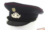 Vintage Uniformpet brandweer Thuringen feuerwehr blauw 56, Feuerwehr Thuringen, Ophalen of Verzenden, Pet, 57 cm (M, 7⅛ inch) of minder