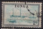 Tonga Zeilschip 2-Master 1, Postzegels en Munten, Verzenden, Gestempeld, Vliegtuigen