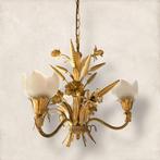 Vintage Hans Kögl design korenaren lamp, Ophalen of Verzenden, Zo goed als nieuw, Glas, Vintage design hans kögl