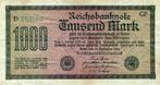 bankbiljet:  Duitsland, 1000 Mark  (1922), Verzenden, Duitsland, Los biljet