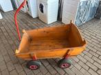 Houten bolderkar met massieve wielen, Caravans en Kamperen, Bolderkarren, Ophalen of Verzenden, Gebruikt