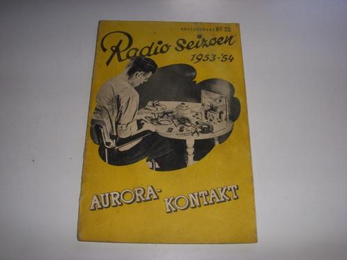 Catalogus Radio seizoen 1953-1954 Aurora Kontakt, Boeken, Catalogussen en Folders, Gelezen, Catalogus, Ophalen of Verzenden