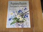 Aquarellen boek, Hobby en Vrije tijd, Schilderen, Ophalen of Verzenden, Zo goed als nieuw