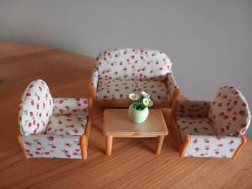 Sylvanian families bloemetjes bankstel/woonkamer beschikbaar voor biedingen