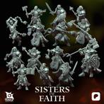 Sisters of faith warband van Punga Miniatures, Hobby en Vrije tijd, Wargaming, Figuurtje(s), Warhammer, Ophalen of Verzenden, Zo goed als nieuw