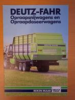 Folder Deutz Fahr ooraapwagens en doseerwagens, Ophalen of Verzenden, Gelezen, Tractor en Landbouw