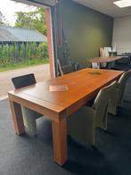 Eetkamertafel, Huis en Inrichting, Tafels | Eettafels, Ophalen, 100 tot 150 cm, Teakhout, 200 cm of meer