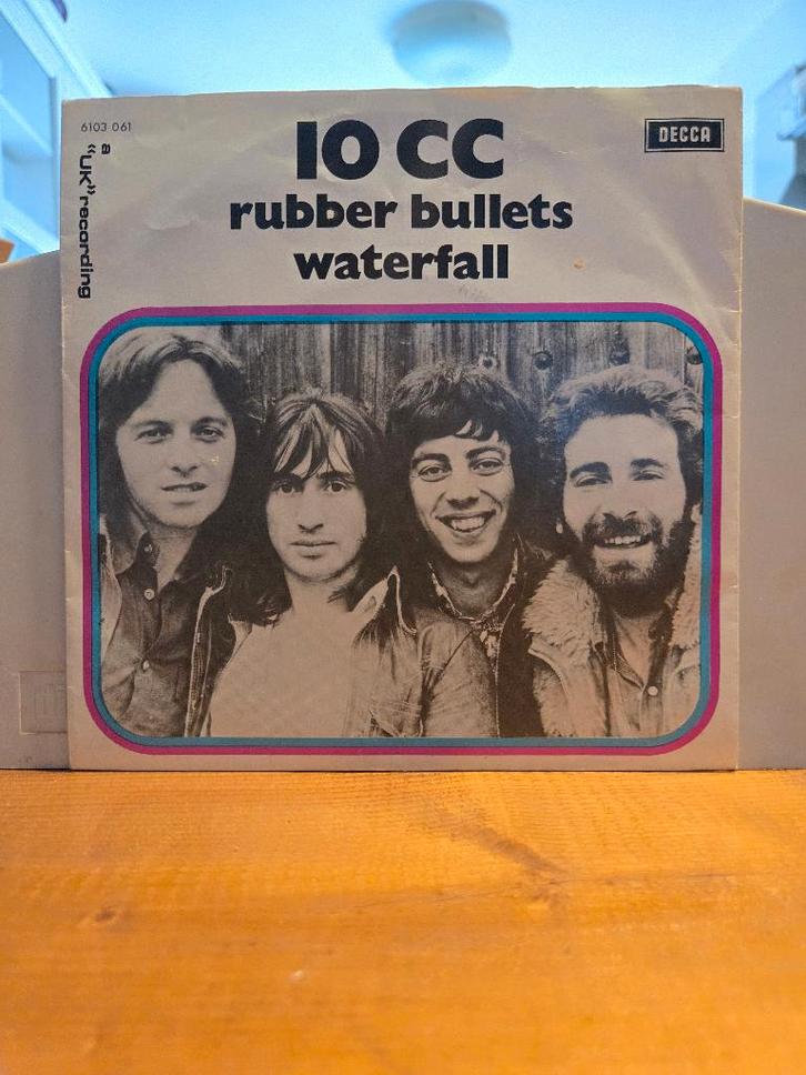 10CC - Rubber bullets, Cd's en Dvd's, Vinyl Singles, Zo goed als nieuw, Single, Pop, 7 inch, Ophalen of Verzenden
