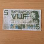 5 gulden 1966, Postzegels en Munten, Bankbiljetten | Nederland, Ophalen of Verzenden, 5 gulden, Los biljet