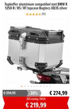 Aluminium Topkoffer 35L - Waterdicht & Universeel, Motoren, Accessoires | Koffers en Tassen, Ophalen of Verzenden, Nieuw